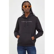 Tommy Jeans Majica  rdeča / črna / bela