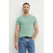 Pamucna majica Polo Ralph Lauren za muškarce, boja: zelena, bez uzorka, 710671438