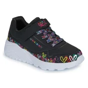 Skechers Patike za devojcice Uno Lite - Heart Craze, 314091L-BKMT, Crne