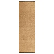 Vidaxl Pralni predpražnik krem 60x180 cm