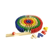 2Kids Toys - Barvno leseno domino, 800 kosov