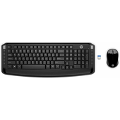 HP Bežicna tastatura + miš 300/ US/ 3ML04AA/ crna