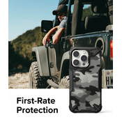 Ringke - Fusion X Design - iPhone 14 Pro Max - maskirno črna