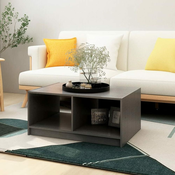 Stolic za kavu sivi 75 x 50 x 33,5 cm od masivne borovine