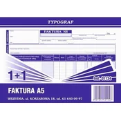 shumee Račun z DDV A5 original + kopija 1 + 1 izpis 01124