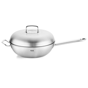 Wok ORIGINAL PROFI 32 cm, srebrna, nerjaveče jeklo, Fissler
