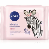 Nivea Micellar Wipes 25 ks Soft & Cream čistilni robčki za ženske