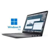 DELL Laptop Pro 14, 14, FHD+, 300nits, AMD Ryzen 5 220, 8GB, 256GB SSD, Backlit, FP, Win11Pro
