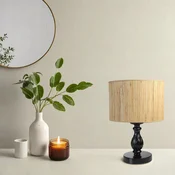 Opviq Stona lampa E27 Socket, Crno-Bež