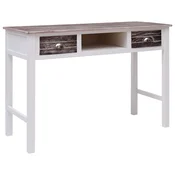Pisaci stol smedi 110 x 45 x 76 cm drveni