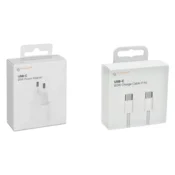 Komplet za hitro polnjenje 20 W USB-C in kabel USB-C, združljiv z iPhone 16 Pro, 15 Max, iPad 2020 Blister