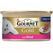 PURINA GOURMET GOLD FEINE PASTETE 12 X 85 G - JAGNJETINA & ZELEN FIŽOL
