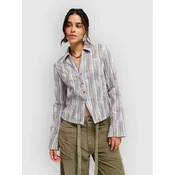 Roxy Wave Hurricane Shirt chestnut retro stripe
