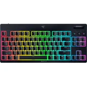 Razer BlackWidow V4 Low-profile Tenkeyless HyperSpeed brezžična US tipkovnica z oranžnimi stikali