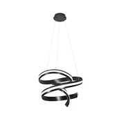 LED luster na sajli AREZIA LED/62W/230V crna