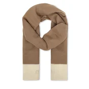 Calvin Klein Ruta Linen Blend Emblem Pareo Scarf LV04F9021G Bež