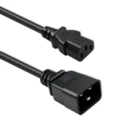 Podaljševalni kabel Qoltec IEC C20/C13 | 3x1,5 mm2 | 1,2 m