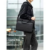 Inateck Torba za laptop, Crno-siva