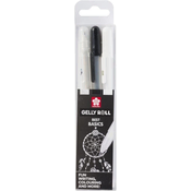Set gelnih peres SAKURA Gelly / 3-delni (prozorno, črno, belo)