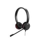 Jabra EVOLVE 30 II MS Stereo USB Headband, Noise cancelling, USB and 3.5 connectivity, with mute-button and volume control on the cord, with leather ear cushion, Microsoft optimized (5399-823-309)