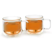 Čaša za čaj MERANO 290 ml, set od 2 kom, svjetlo, staklo, Bredemeijer