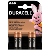 DURACELL Duracell AAA PAK4 CK, 1.5V LR3 MN2400, ALKALNE baterije duralock