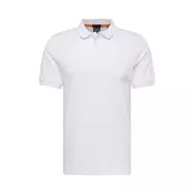 Boss Polo majica Passenger 50507803 Bela Slim Fit