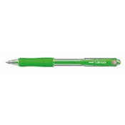 Kemični svinčnik, 0,3 mm, potisni mehanizem, UNI SN-100 Laknock, zelen
