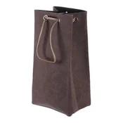Autronic Košara iz blaga Fabric basket - foldable, drawstring, brown (DT3005 BRN)