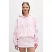 GUESS JEANS Jopa na zadrgo  sivka / svetlo lila