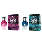 POLICE POTION POWER FOR HIM EDPV 30ML+ GRATIS PARFEM POTION LOVE FOR HER EDPV 30ML