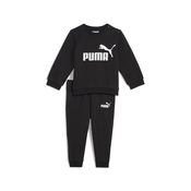 Puma Minicats Essentials Crew Shirt Set Toddler, Black, Size 2-3Y, Clothing