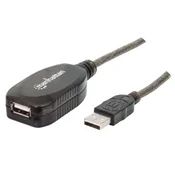 Manhattan - Kabl Manhattan 150248 USB-A M/F 2.0/480Mbps/produžni aktivni/10m