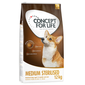 Snižena cijena! Concept for Life - Medium Sterilised (12 kg)
