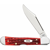 Case Cutlery Mini Copperlock Red Pkt Worn