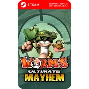 Worms Ultimate Mayhem Deluxe Edition - Steam koda brez škatlice (WINDOWS PC)