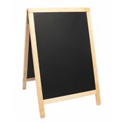 SECURIO ulična črna kredna tabla Securit Duplo, plain, 55 x 85 cm