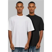 Mens T-shirts Tall 2-Pack white+black