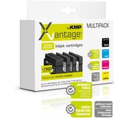 slomart KMP 458866 Ink Cartridge (4 kosi), združljiv, črn/cian/magenta/rumen