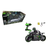 Alltoys RC motorno kolo 2,4 GHz, zeleno, s svetlobnim učinkom