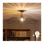 Brilagi - LED plafonski luster CERIA WIRE 1xE27/60W/230V prečnik 80 cm crna