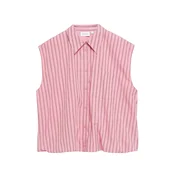 COMMA Bluza rjava/staro roza