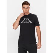 KAPPA SHORT SLEEVE T-SHIRT MEN BLACK