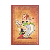 Paperblanks Asterix in Obelix, midi, črtni, trde platnice