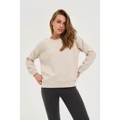 Marisse WOMENS SWEATSHIRT Z-BL-4816 L.BEIGE