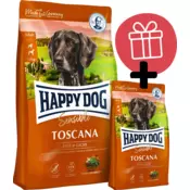 Happy Dog Suha pasja hrana Sensible - Toscana - 12,5 kg + 1 kg brezplačno