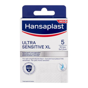Hansaplast Ultra Sensitive XL Plaster obliž 5 kos