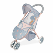 DeCuevas 90280 Športni voziček za lutke s tremi kolesi COCO 2024 - 55 cm