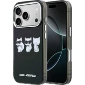 Karl Lagerfeld IML Choupette Trio Watercolor MagSafe zadnji pokrov za iPhone 17 Pro Max