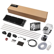 Phanteks EZ-Fit 360 D30-Kit Procesor Komplet za hlajenje s tekočino 12 cm Črna, Prozorno 10 kos(-i)